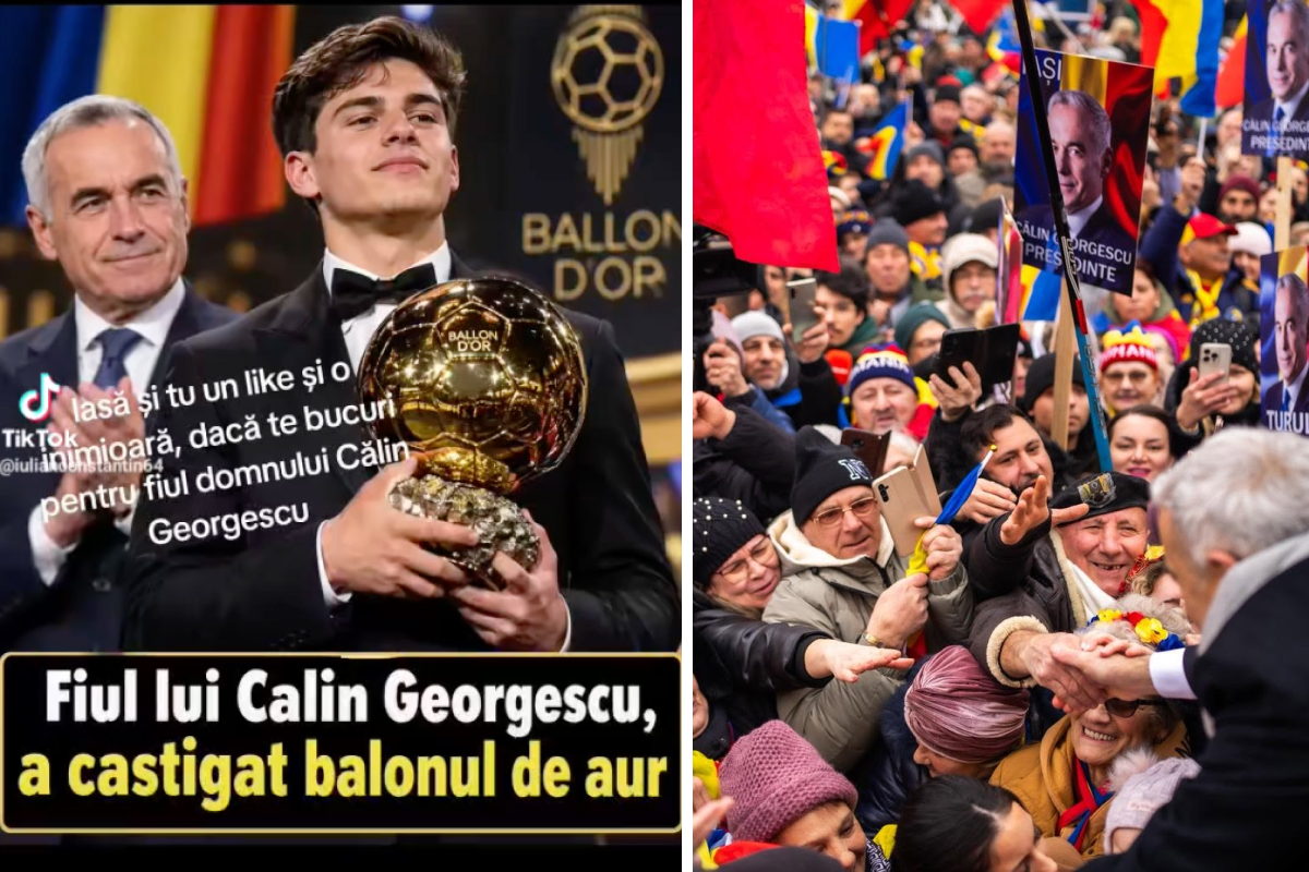 Mii de români l-au felicitat pe TikTok pe fiul lui Călin Georgescu pentru „câștigarea Balonului de Aur”: „Ne mândrim cu acești campioni ai țării”. Puțini au înțeles că e doar un fake news